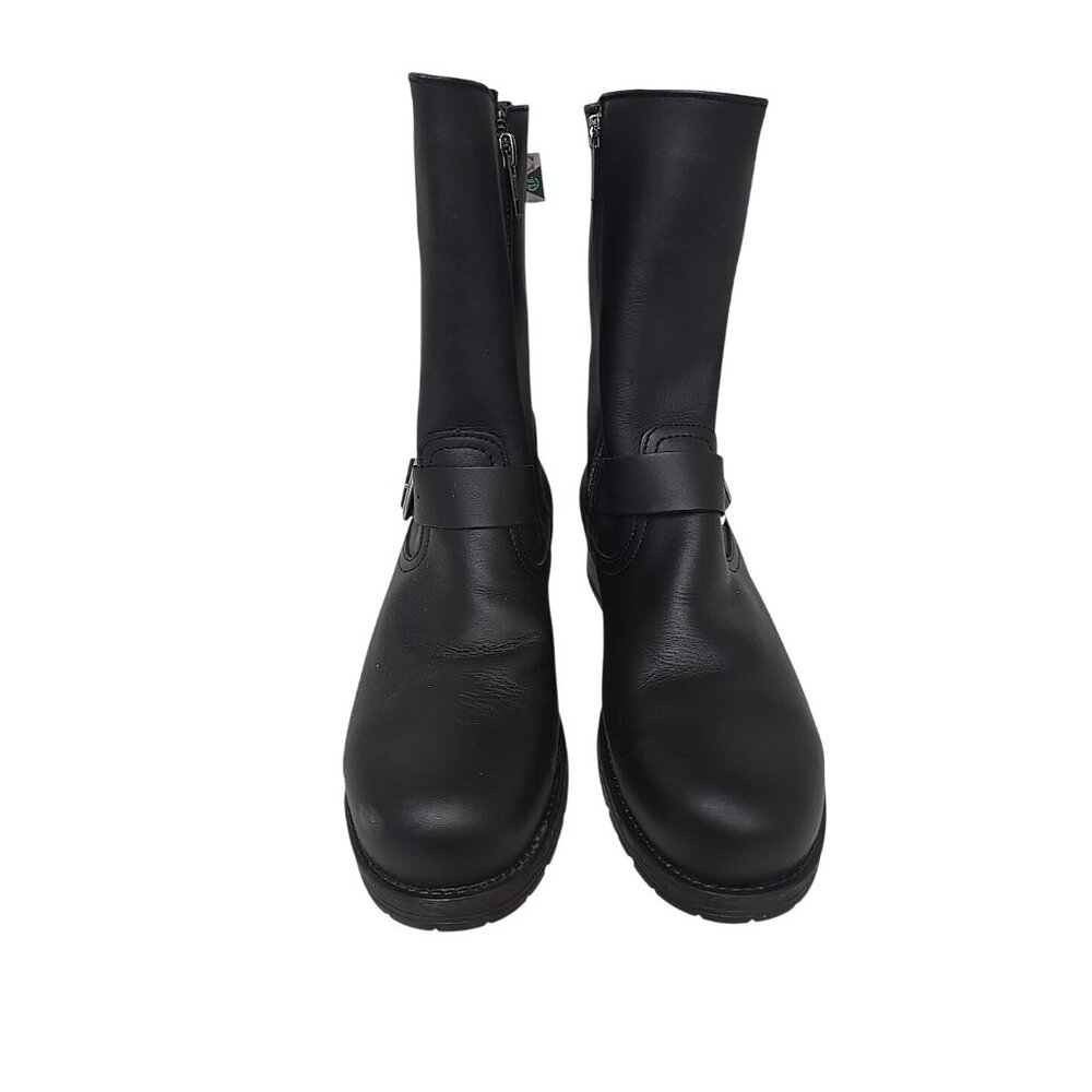 Mellow Walk Women's 412109 Safety Side Zip Boot Dress Engineer Black Size 7D - Picture 6 of 8